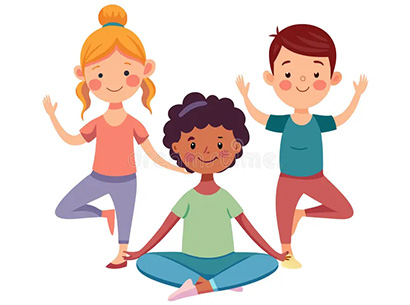  yoga club clipart